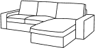 Sofá en L (5 cuerpos)